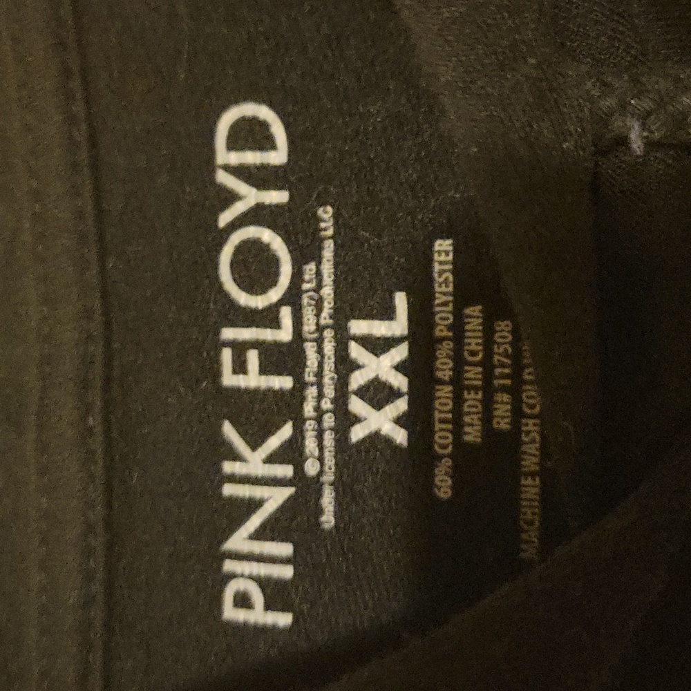 Pink Floyd crop sweatshirt.  Size XXL. Great condition - Picture 4 of 8